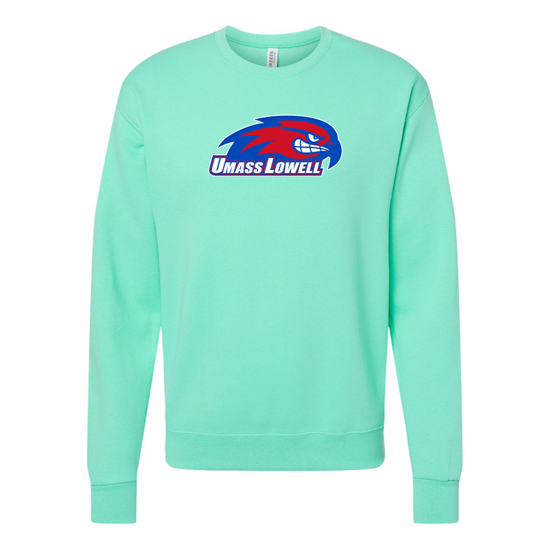 Men's UMass Lowell River Hawks  JERZEES NuBlend Crewneck Sweatshirt